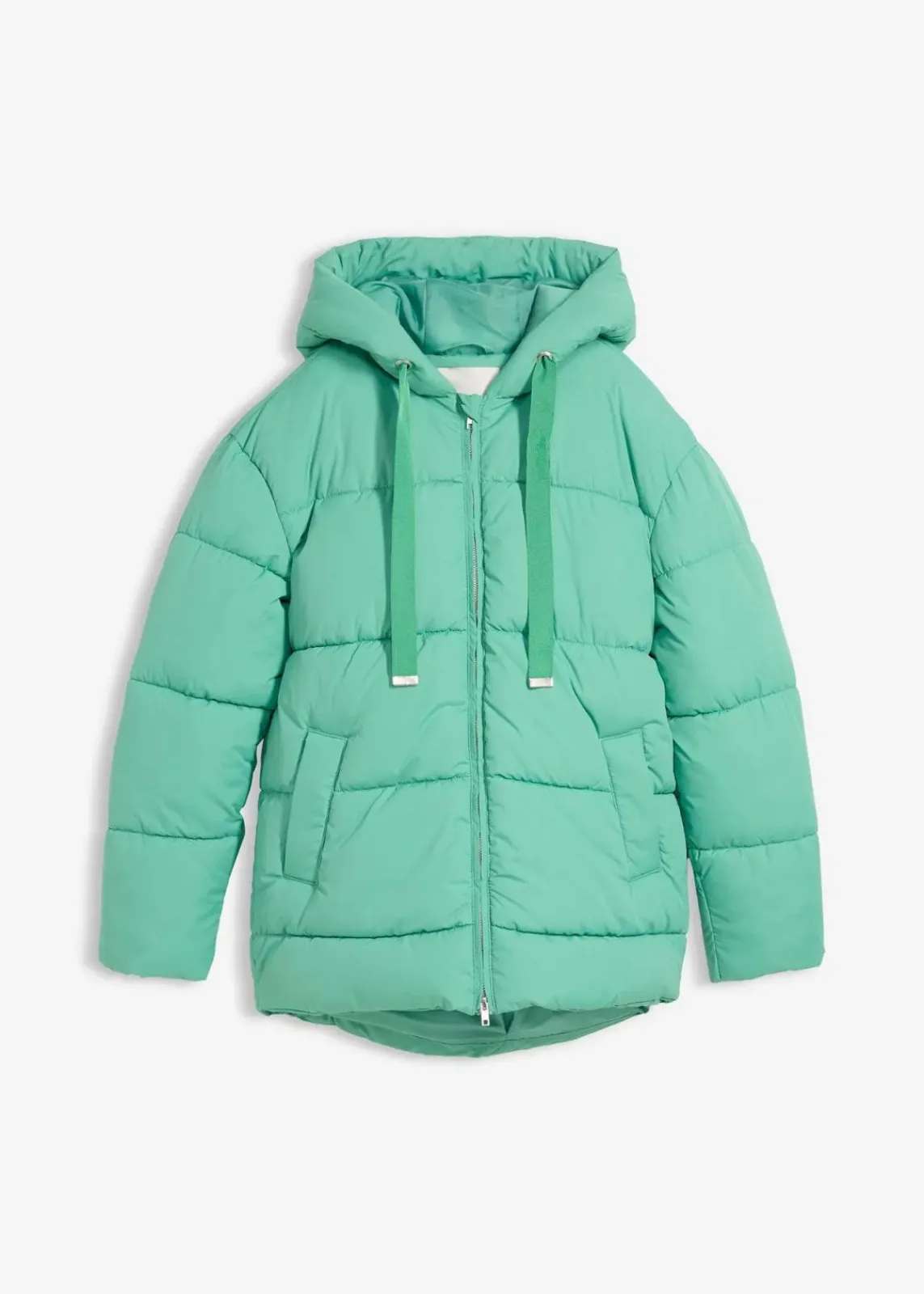 bonprix Jacken & Mäntel|Nachhaltigere Materialien^Oversize Puffer-Jacke perlgrün