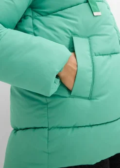 bonprix Jacken & Mäntel|Nachhaltigere Materialien^Oversize Puffer-Jacke perlgrün