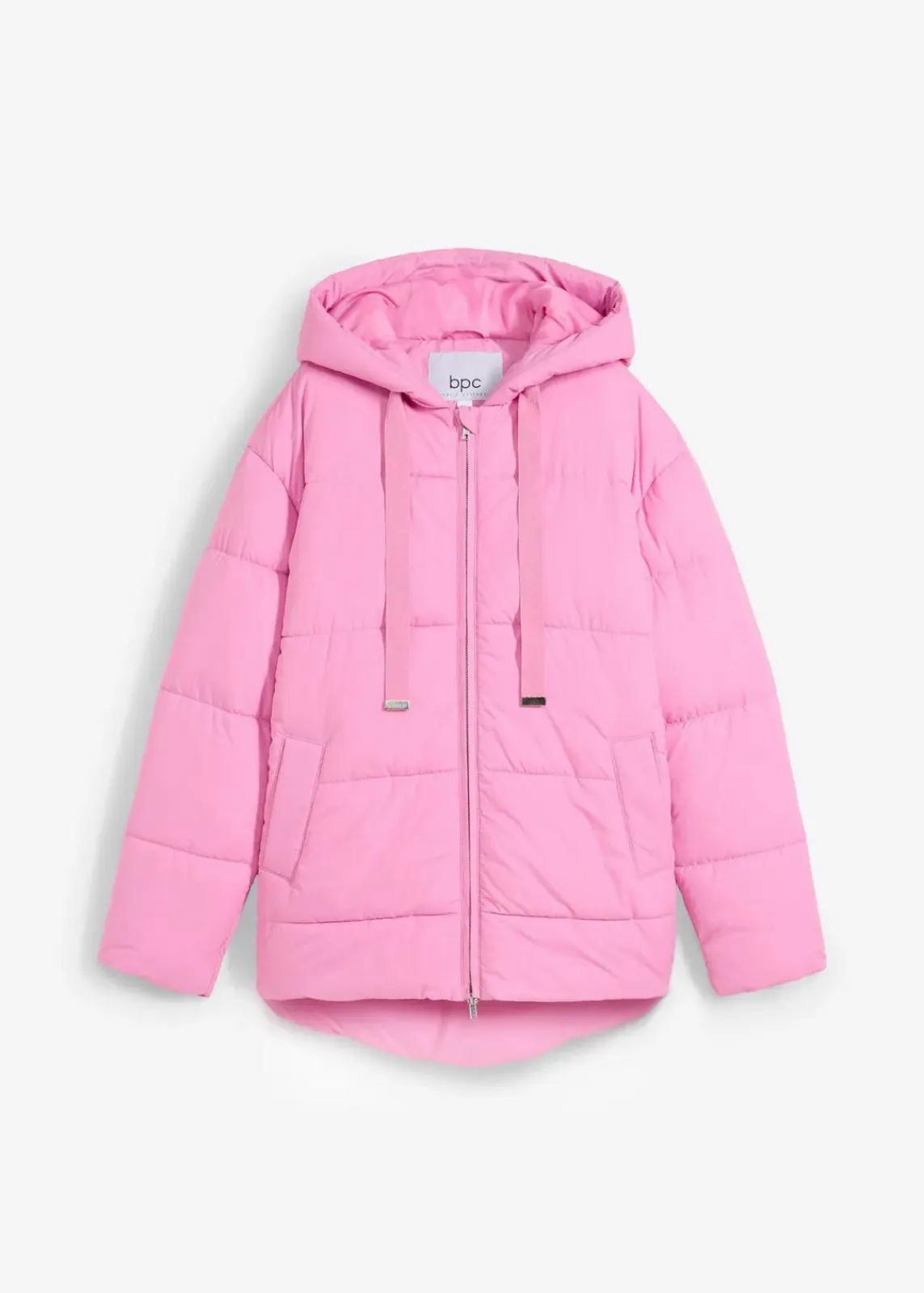 bonprix Bekleidung·Hosen|Nachhaltigere Materialien^Oversize Puffer-Jacke rosapink