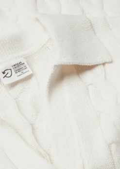 bonprix Bekleidung·Umstandsmode|Strickmode^Oversize Pullover aus weichem Kaschmir-Mix wollweiß
