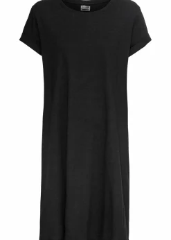 bonprix Basics|Nachhaltigere Materialien^Oversize Shirtkleid schwarz