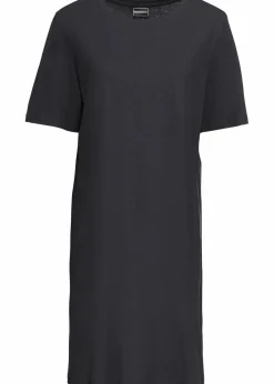 bonprix Basics|Kleider^Oversize- Shirtkleid schwarz
