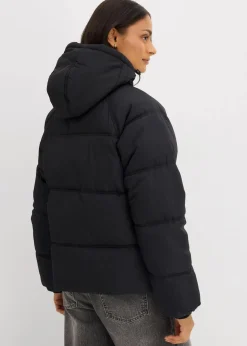 bonprix Nachhaltigere Materialien|Jacken & Mäntel^Oversize Steppjacke schwarz