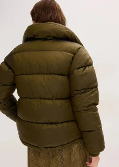 bonprix Bekleidung·Hosen|Jacken & Mäntel^Oversize Steppjacke erdoliv