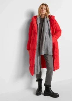 bonprix Jacken & Mäntel|Nachhaltigere Materialien^Oversize Steppmantel tomatenrot