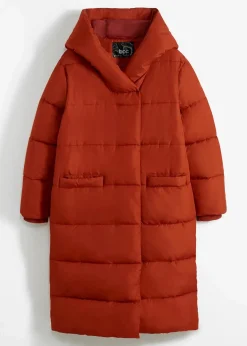 bonprix Jacken & Mäntel|Nachhaltigere Materialien^Oversize Steppmantel rostbraun
