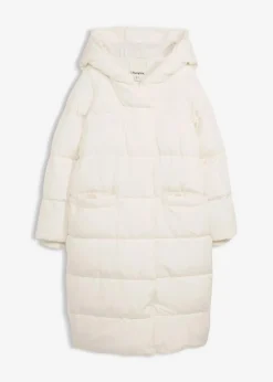 bonprix Jacken & Mäntel|Nachhaltigere Materialien^Oversize Steppmantel perlweiß