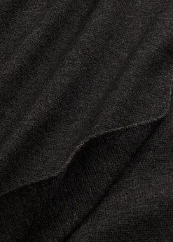 bonprix Jacken & Mäntel|Bekleidung·Hosen^Oversize Strick-Cape anthrazit meliert
