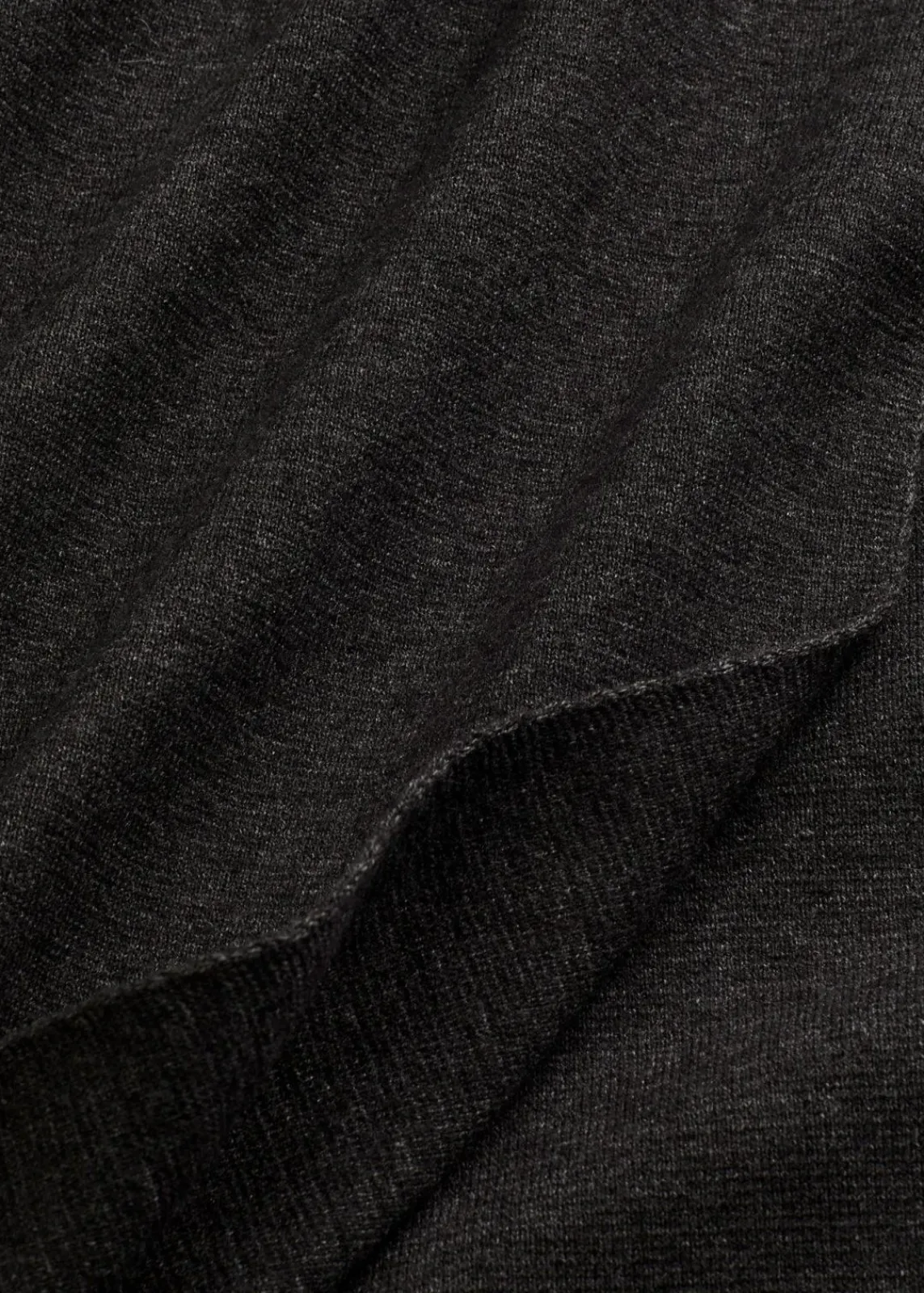 bonprix Jacken & Mäntel|Bekleidung·Hosen^Oversize Strick-Cape anthrazit meliert
