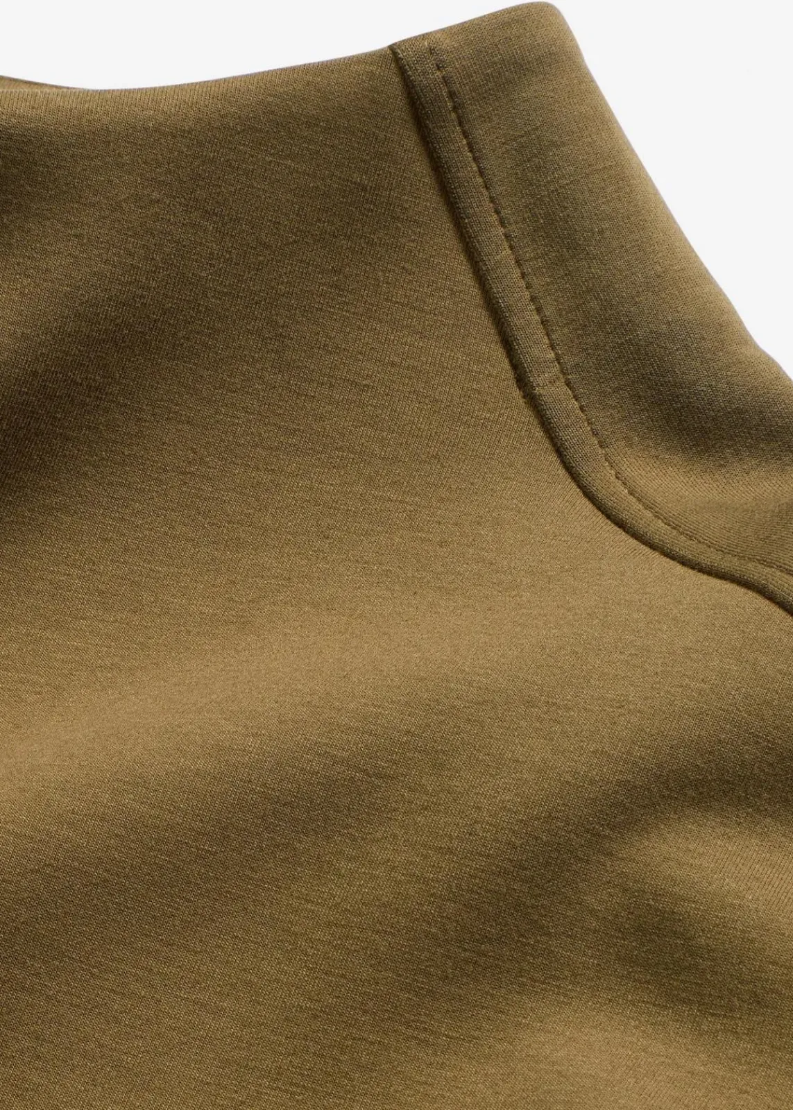 bonprix Sweat|Basics^Oversize Sweatshirt aus weichem Scuba erdoliv