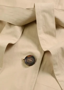 bonprix Bekleidung·Hosen|Jacken & Mäntel^Oversize Trenchcoat grünbeige