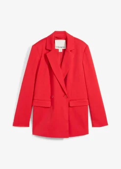 bonprix Bekleidung·Basics|Blazer^Oversize-Blazer erdbeere