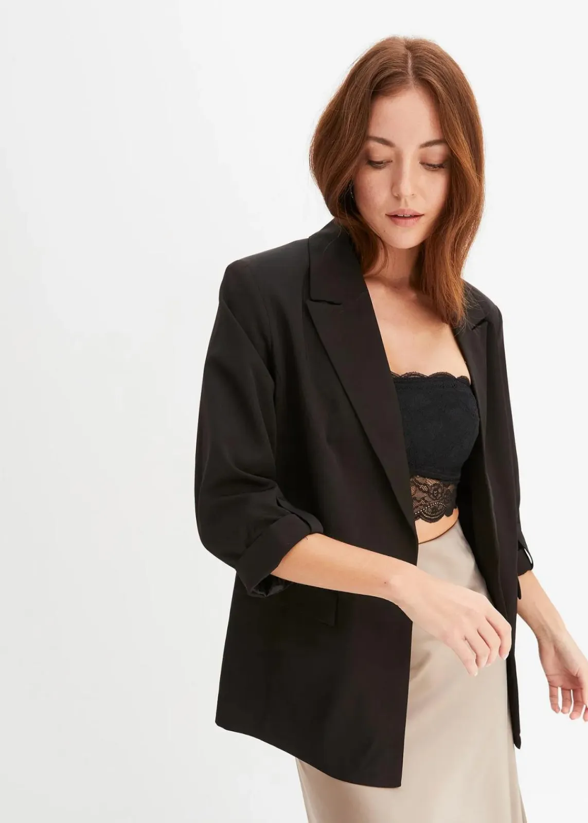 bonprix Blazer^Oversize-Blazer schwarz