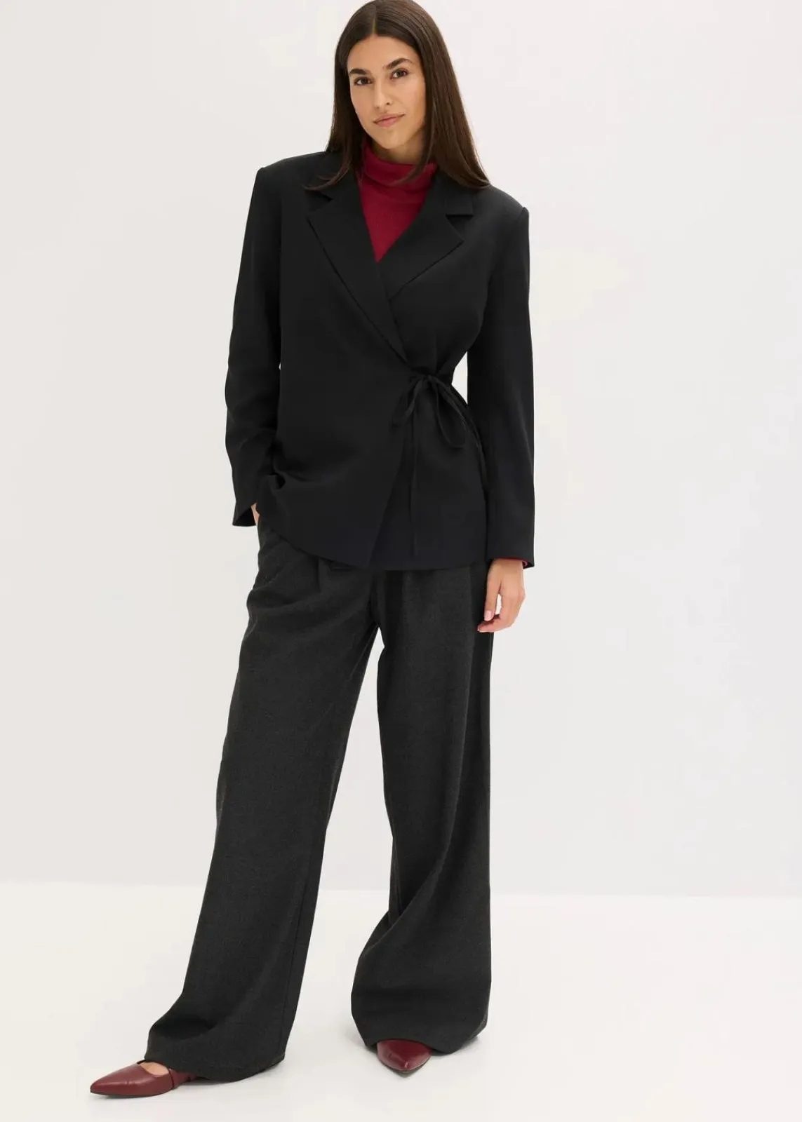 bonprix Blazer|Bekleidung·Basics^Oversize-Blazer schwarz