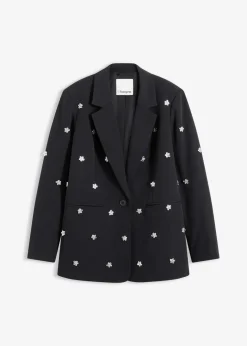 bonprix Bekleidung·Basics|Blazer^Oversize-Blazer schwarz