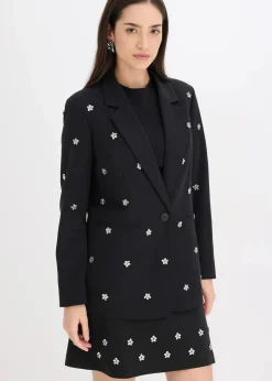 bonprix Bekleidung·Basics|Blazer^Oversize-Blazer schwarz