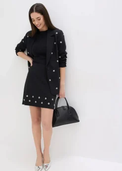 bonprix Bekleidung·Basics|Blazer^Oversize-Blazer schwarz