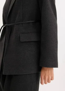bonprix Bekleidung·Basics|Blazer^Oversize-Blazer anthrazit meliert