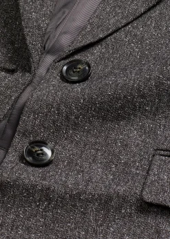 bonprix Bekleidung·Basics|Blazer^Oversize-Blazer aus feinem Viskose-Mix grau meliert meliert