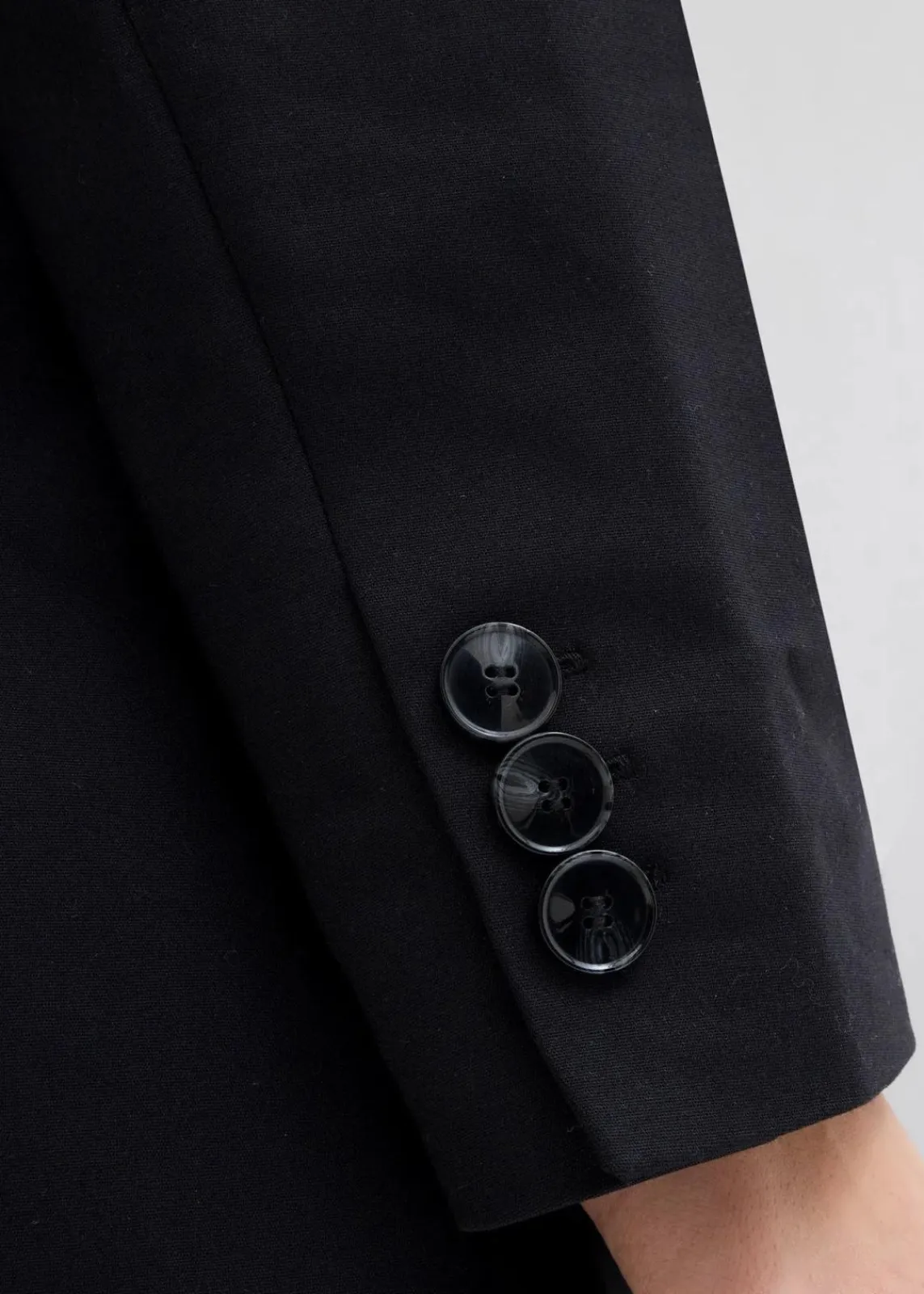 bonprix Blazer^Oversize-Blazer mit leichten Schulterpolstern schwarz