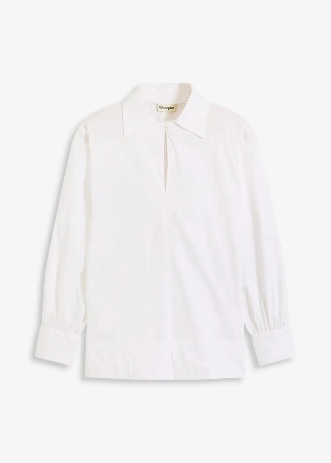 bonprix Bekleidung·Jacken & Mäntel|Blusen & Tuniken^Oversize-Bluse mit Volumenärmel weiß