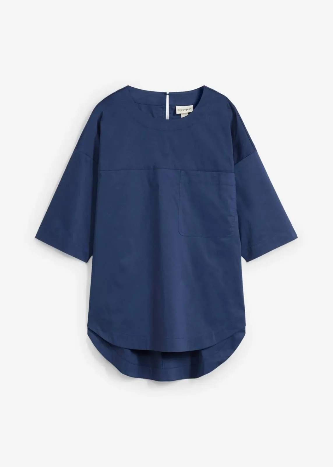 bonprix Blusen & Tuniken|Bekleidung·Jacken & Mäntel^Oversized Blusenshirt tiefblau