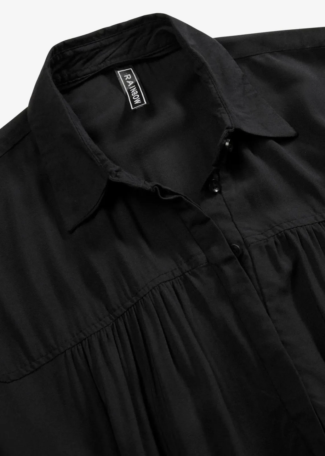 bonprix Blusen & Tuniken^Oversized Blusentop aus fließender Viskose schwarz
