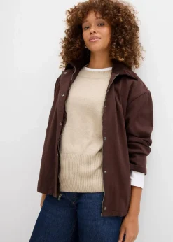 bonprix Pullover & Strickjacken|Strickmode^Oversized Pullunder sand meliert