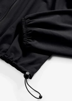 bonprix Bekleidung·Sweat|Bekleidung·Hosen^Oversized Sport-Jacke aus stabilem Baumwollgriff schwarz