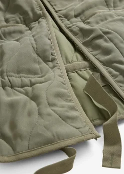 bonprix Jacken & Mäntel|Bekleidung·Hosen^Oversized Steppjacke schlammgrün washed