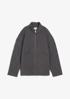 bonprix Jacken & Mäntel|Bekleidung·Hosen^Oversized Steppjacke schiefergrau washed