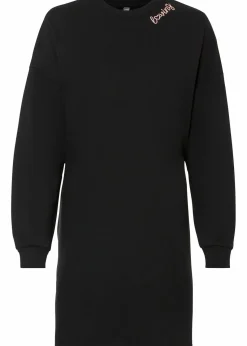 bonprix Bekleidung·Blusen & Tuniken|Bekleidung·Pullover & Strickjacken^Oversized Sweatkleid schwarz