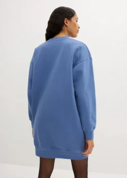 bonprix Kleider|Sweat^Oversized Sweatkleid jeansblau