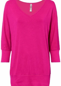 bonprix Shirts & Tops|Nachhaltigere Materialien^Oversized-Shirt aus fließender Viskose magnolienpink