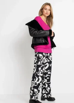 bonprix Shirts & Tops|Nachhaltigere Materialien^Oversized-Shirt aus fließender Viskose magnolienpink