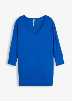 bonprix Shirts & Tops|Nachhaltigere Materialien^Oversized-Shirt aus fließender Viskose arktikblau
