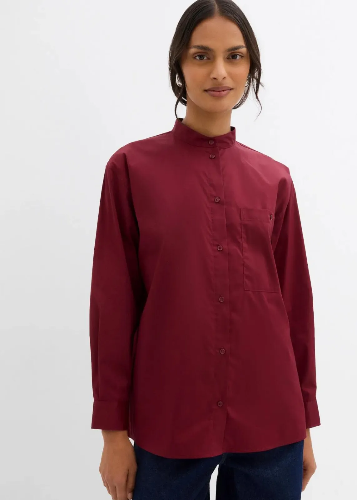 bonprix Blusen & Tuniken^Oversize-Hemd ahornrot