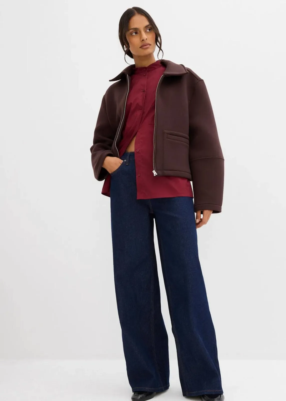 bonprix Blusen & Tuniken^Oversize-Hemd ahornrot