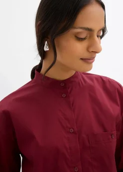 bonprix Blusen & Tuniken^Oversize-Hemd ahornrot