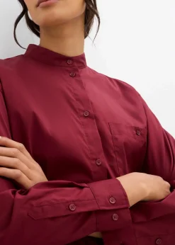 bonprix Blusen & Tuniken^Oversize-Hemd ahornrot