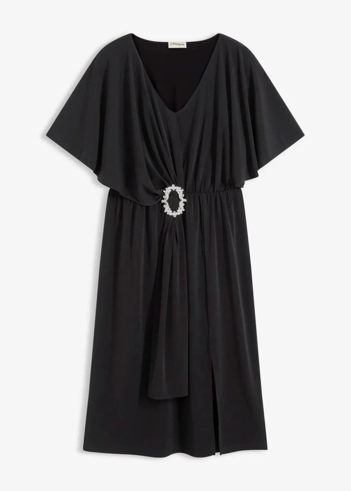 bonprix Bekleidung·Pullover & Strickjacken|Festliche Mode^Oversize-Kleid schwarz