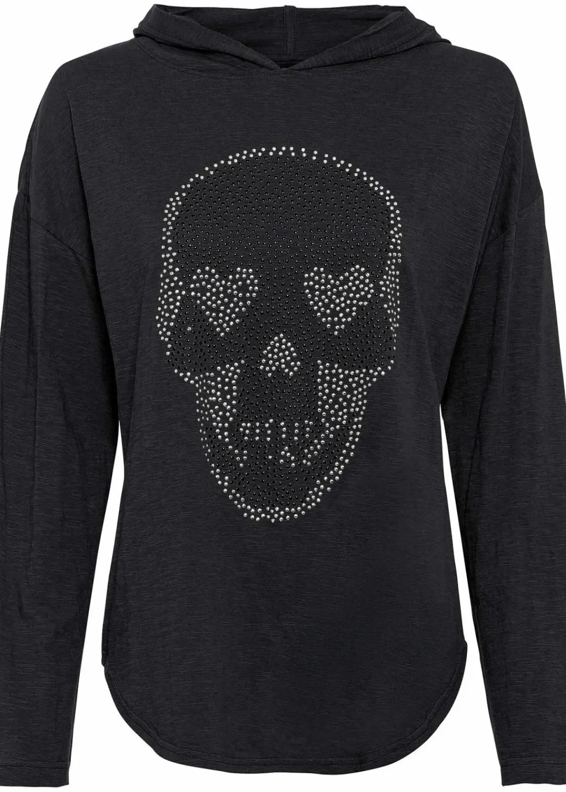 bonprix Shirts & Tops^Oversize-Longshirt mit Kapuze schwarz