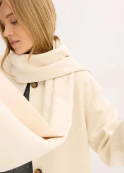 bonprix Jacken & Mäntel|Bekleidung·Hosen^Oversize-Mantel mit zwei dezenten Nahttaschen kieselbeige