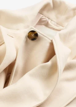 bonprix Jacken & Mäntel|Bekleidung·Hosen^Oversize-Mantel mit zwei dezenten Nahttaschen kieselbeige
