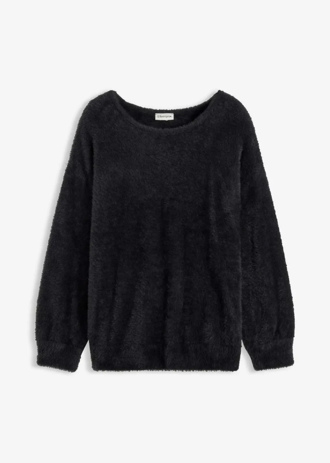 bonprix Bekleidung·Umstandsmode|Strickmode^Oversize-Pullover schwarz