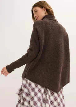 bonprix Pullover & Strickjacken|Strickmode^Oversize-Pullover dunkelbraun