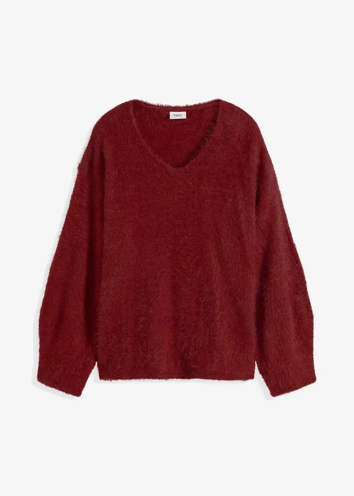 bonprix Strickmode|Pullover & Strickjacken^Oversize-Pullover rubinrot