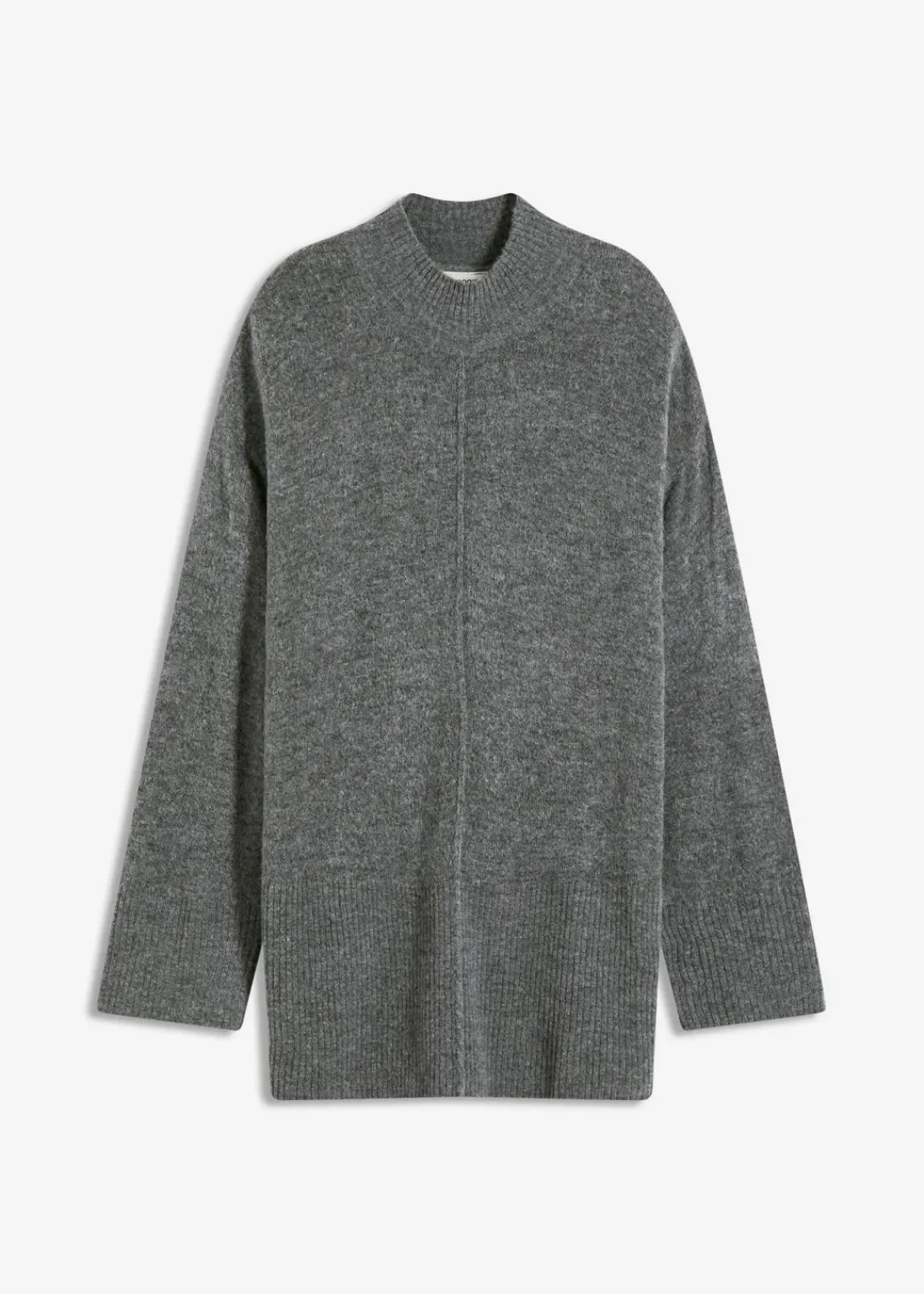 bonprix Pullover & Strickjacken|Strickmode^Oversize-Pullover anthrazit meliert