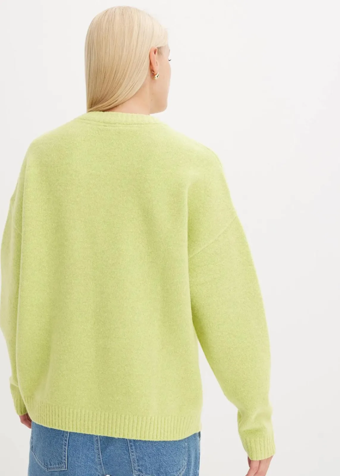 bonprix Bekleidung·Umstandsmode|Bekleidung·Jeans^Oversize-Pullover mintgrün