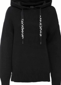 bonprix Bekleidung·Umstandsmode|Pullover & Strickjacken^Oversize-Pullover schwarz